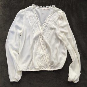 3/$20 NWOT Francesca's Ivory Lace Blouse